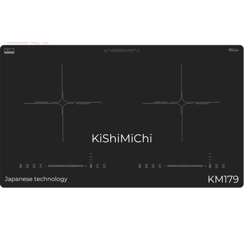 KM179 DUAL INDUCTION COOKER