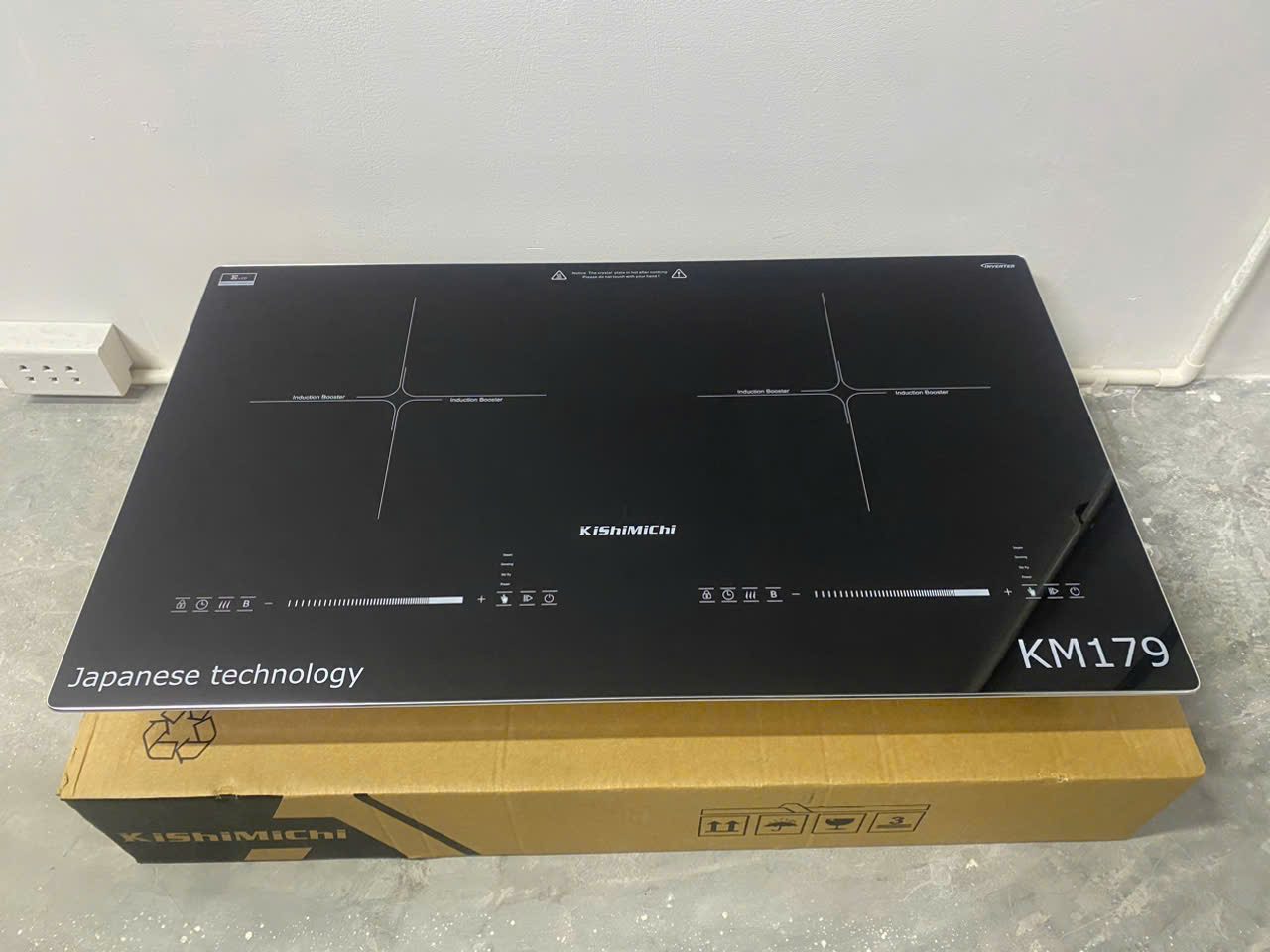 KM179 DUAL INDUCTION COOKER